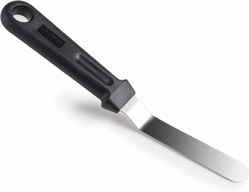 Lacor 60442 Mini spatule coudée en acier inoxydable 2 x 9 cm