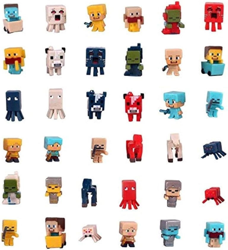 Pixel Party Favours and Cupcake Toppers, 36 PCS Mini Figures Set, Gift for Kids(2.5CM) : Amazon.ca: Toys & Games