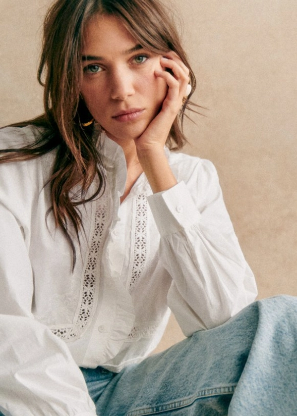 White Blouse / Sézane ULYSSE SHIRT