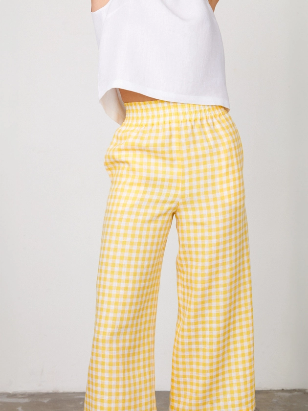 RILEY Wide Leg Linen Pants - Love and Confuse