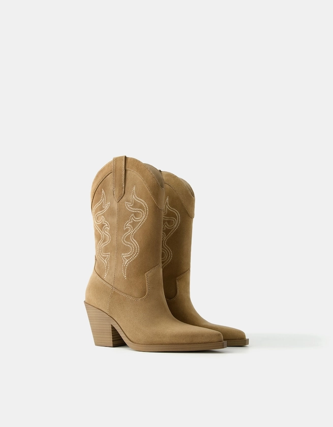 Bottes cowboy à talon - Femme