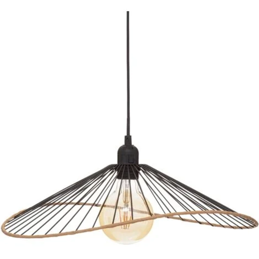 Suspension Alara métal noir D45cm - Atmosphera créateur d'intérieur