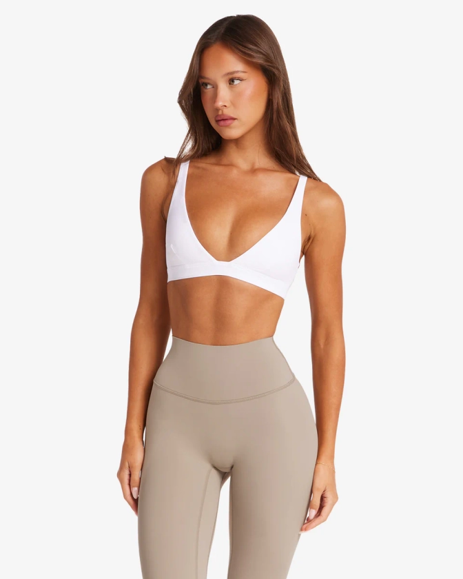 Freedom Contour Crop | White