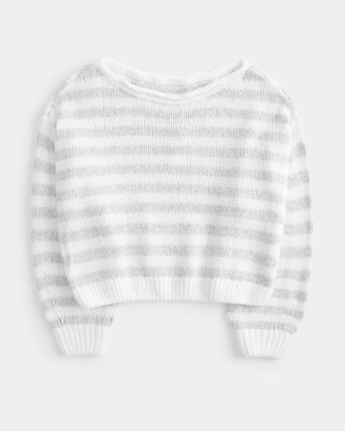 Women's Easy Off-the-Shoulder Sweater | Women's Tops | HollisterCo.com