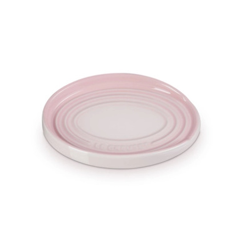 Le Creuset Stoneware Oval Spoon Rest, 16cm - Shell Pink