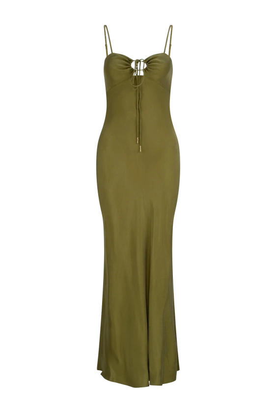 Cinzia Arielle Maxi Dress - Olive