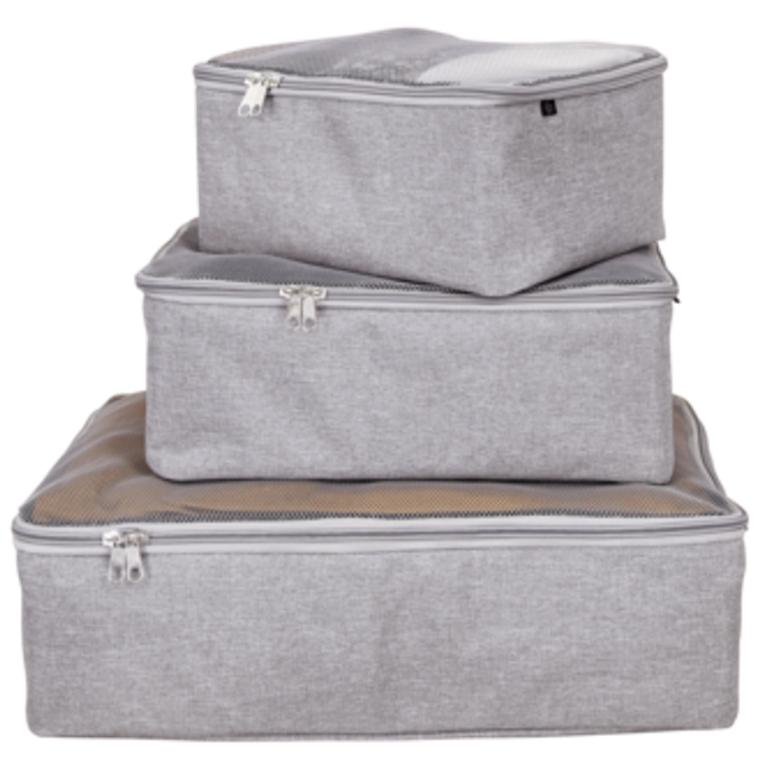 Pakkekube for koffert, 3-pakning | Clas Ohlson