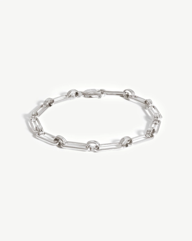 Aegis Chain Bracelet | Silver Plated