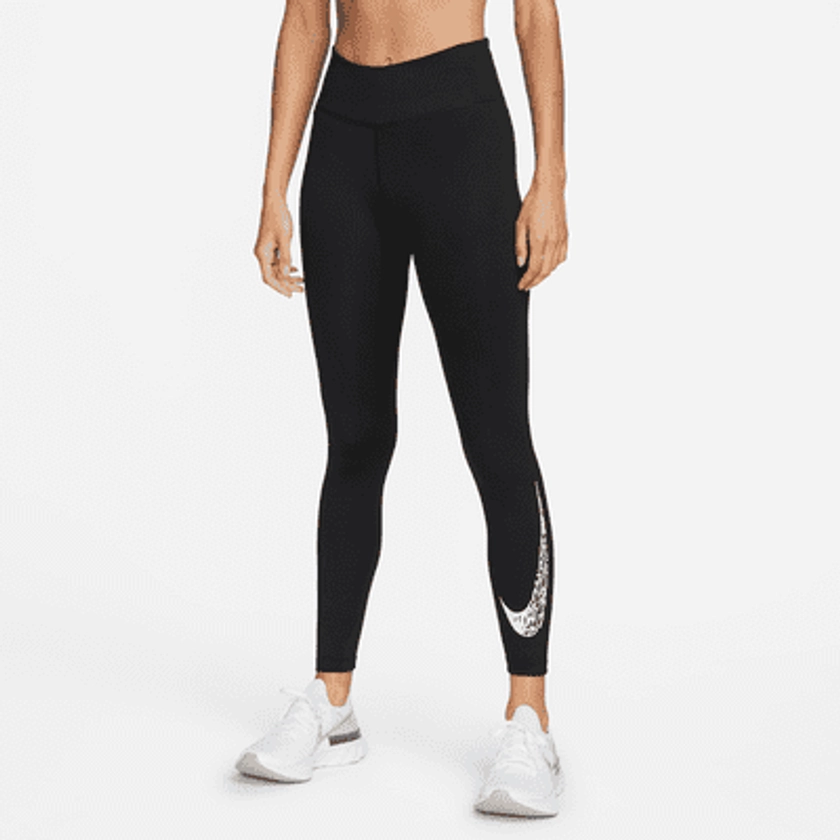 Legging de running 7/8 taille mi-haute Nike Swoosh Run pour femme. Nike FR