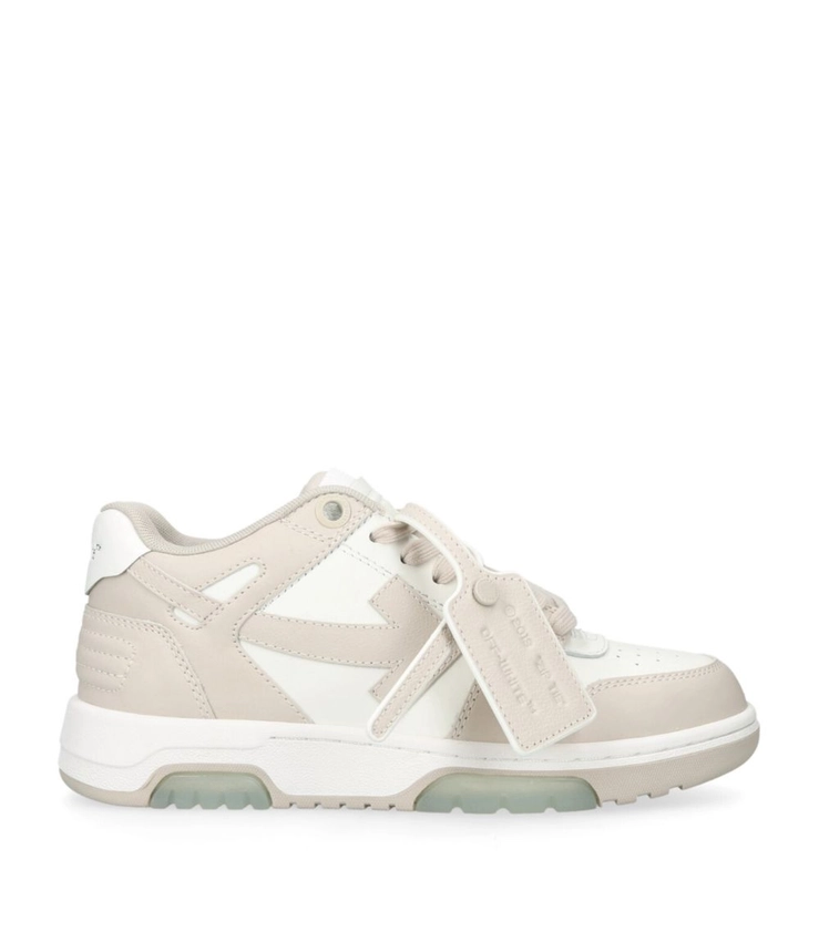 Womens Off-White beige Leather Out of Office Sneakers | Harrods UK