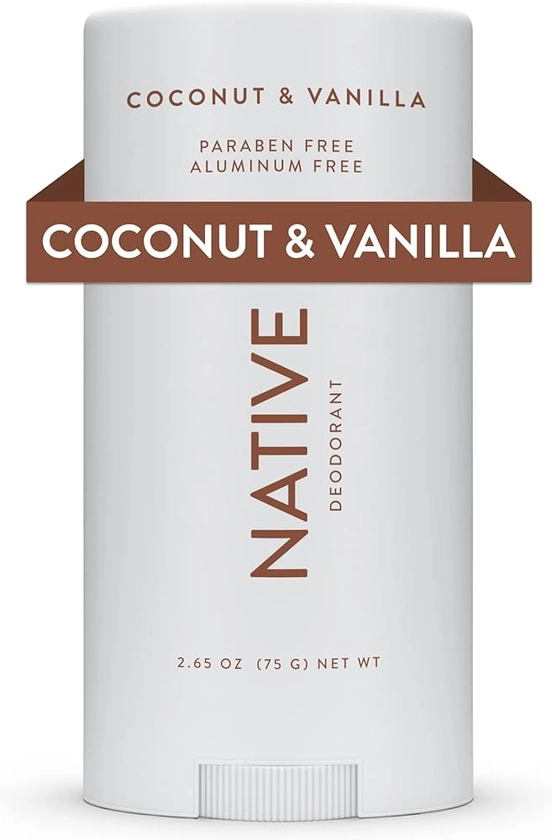 Native Deodorant - Natural Deodorant Made without Aluminum & Parabens - Coconut & Vanilla : Amazon.co.uk: Beauty