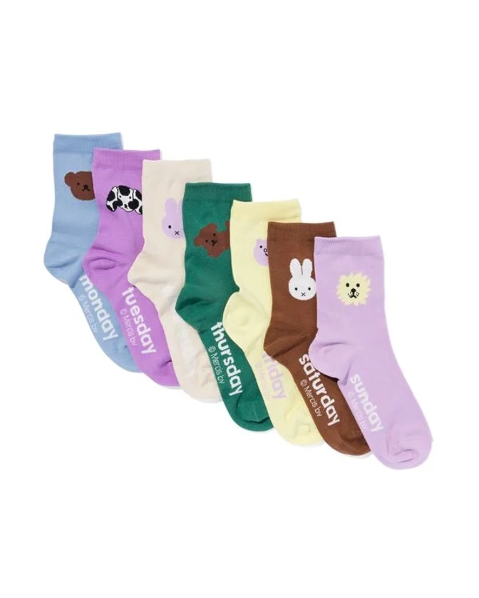 lot de 7 paires de chaussettes Miffy - taille 36-41