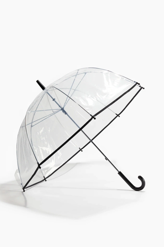 Parapluie transparent - Transparent/noir - FEMME | H&M FR