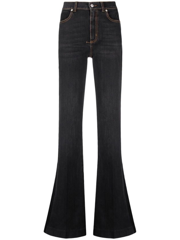 Alexander McQueen high-rise Flared Jeans - Farfetch