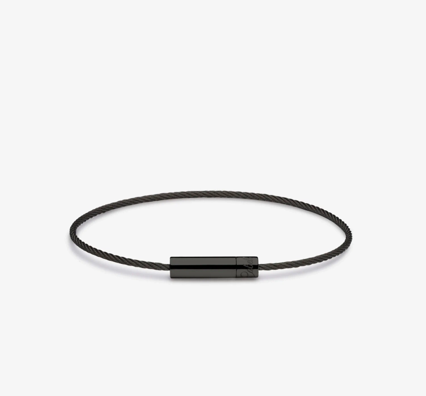 Michael Cable Bracelet | Black