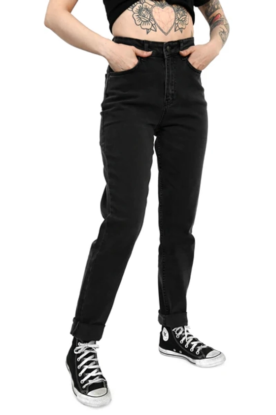 High Waist Relaxed Fit Jeans - FINAL SALE