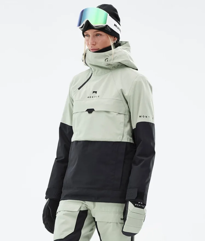 Montec Dune W Ski Jacket Women Soft Green/Black | Montecwear UK