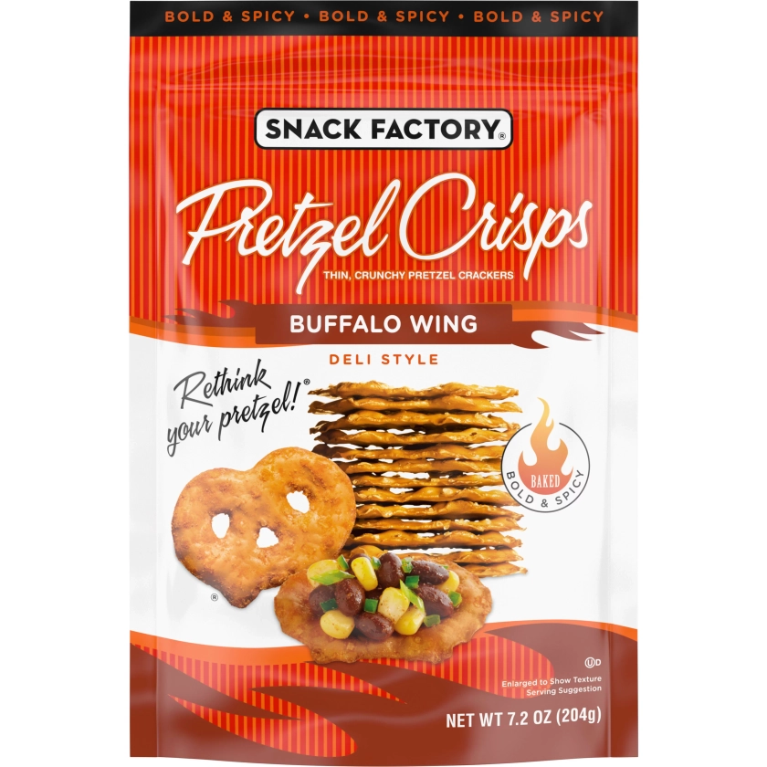 Snack Factory Pretzel Crisps Buffalo Wing - Shop Chips at H-E-B