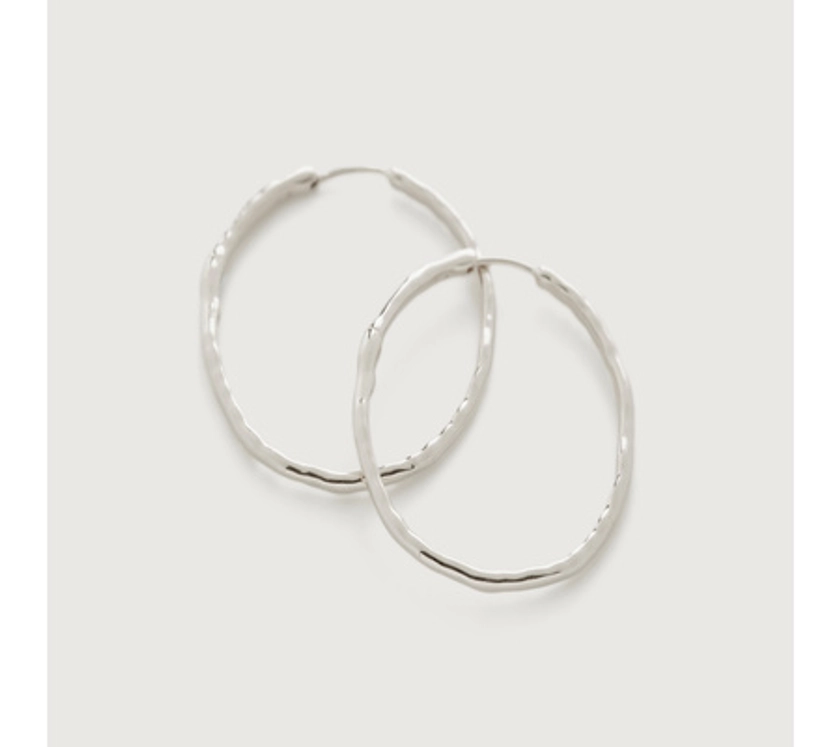 Siren Muse Large Hoop Earrings | Monica Vinader