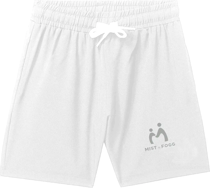 MIST N FOGG Short for Boys & Girls Casual Solid Polyester (White, Pack of 1) : Amazon.in: Clothing & Accessories