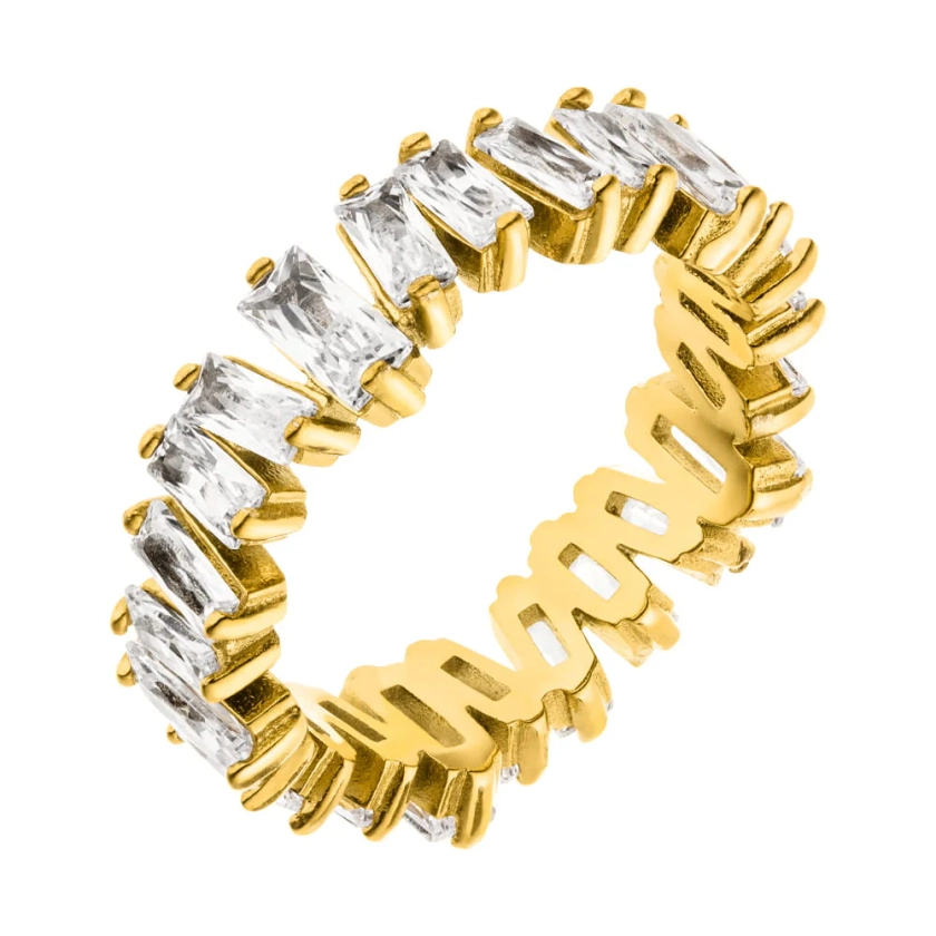 Cristallo Ring | 18K vergoldet