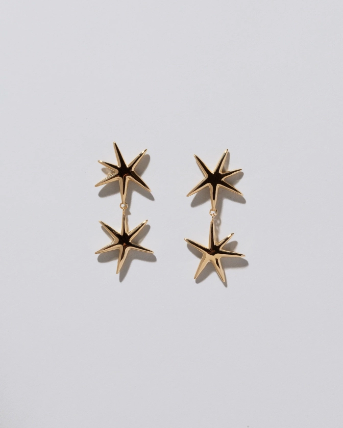 Verve Star Drop Earrings | Mociun