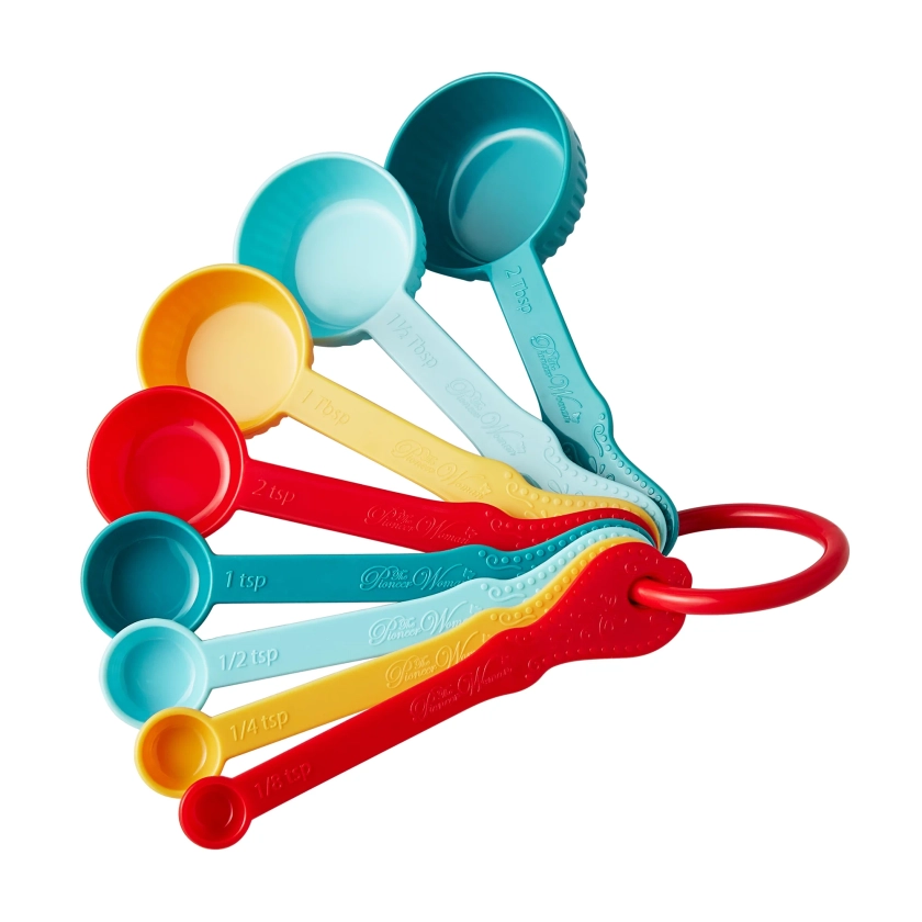 The Pioneer Woman 8-Piece Plastic Measuring Spoons Set