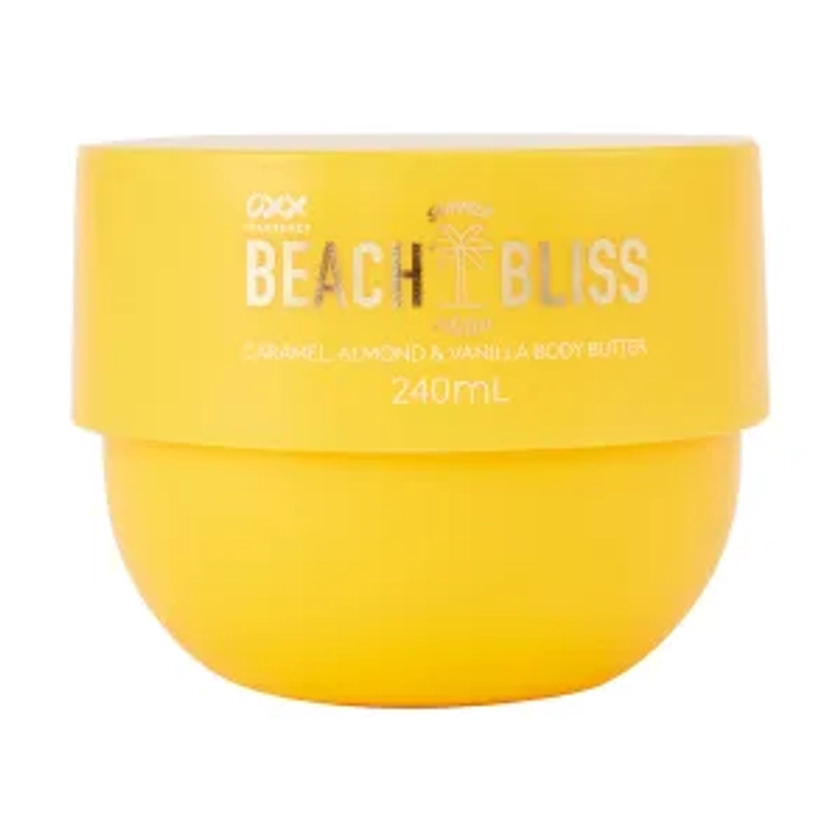 OXX Fragrance Beach Bliss Summer Solstice Body Butter 240ml - Caramel, Almond and Vanilla