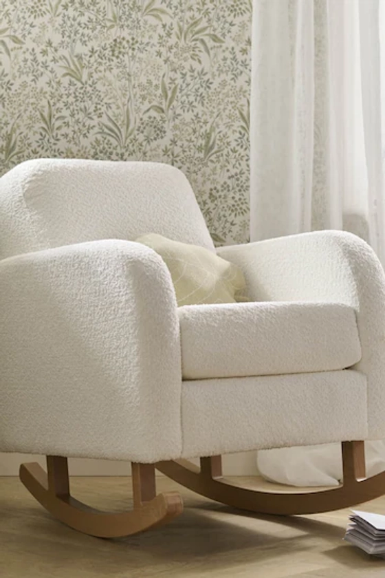 Buy Cuddleco Off-White Etta Bouclé Rocking Chair from the Next UK online shop