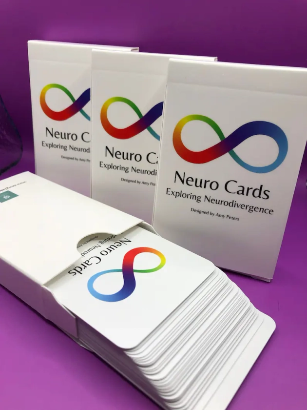 Neuro Cards - Therapy Cards for exploring Neurodivergence. Reflection tool for autistic/ADHD and other ND individuals.