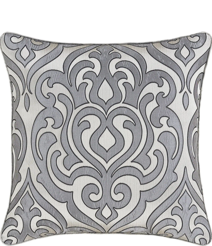 J. Queen New York Bolero Grand-Scale Woven Damask Reversible Decorative Throw Pillow | Dillard's