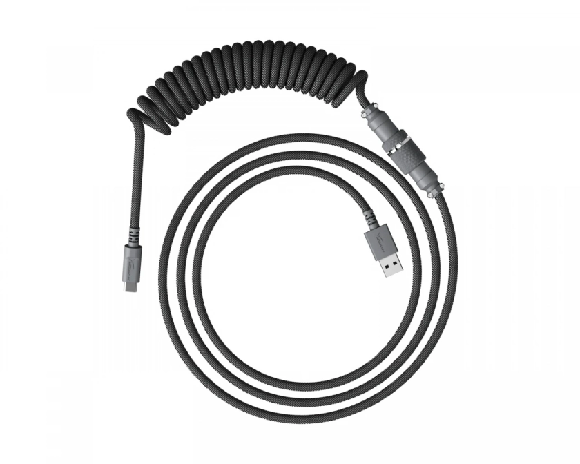 USB-C Coiled Cable - Gray