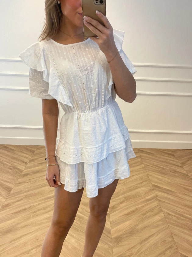 Macy Dress White