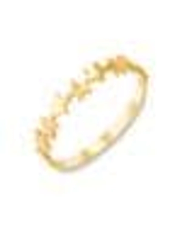 14K Yellow Gold Star Ring/Size 7