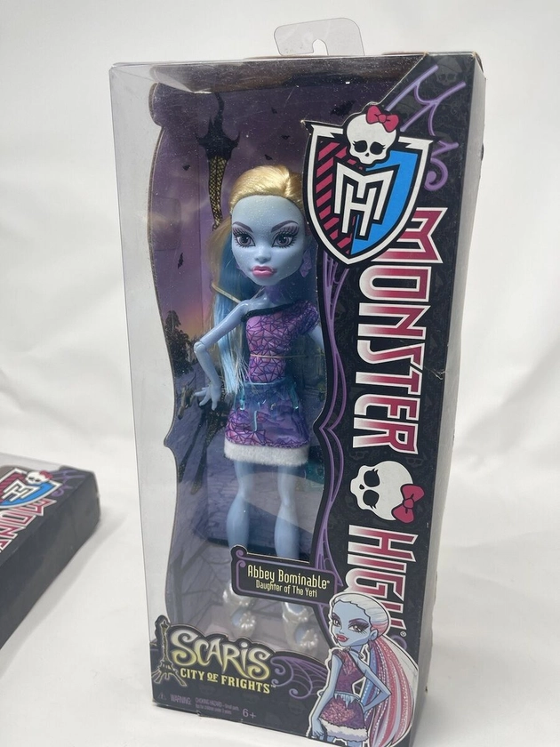 2012 Monster High Doll ABBEY BOMINABLE Scaris City of Frights New In Box