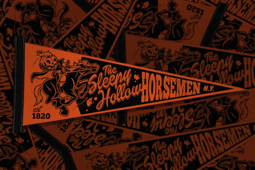 Sleepy Hollow Horsemen Flag Pennant | BrianBrain Studio