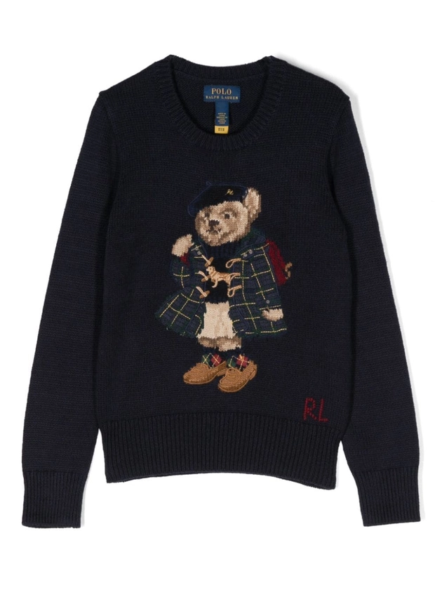 Ralph Lauren Kids Pull à Motif Polo Bear - Farfetch