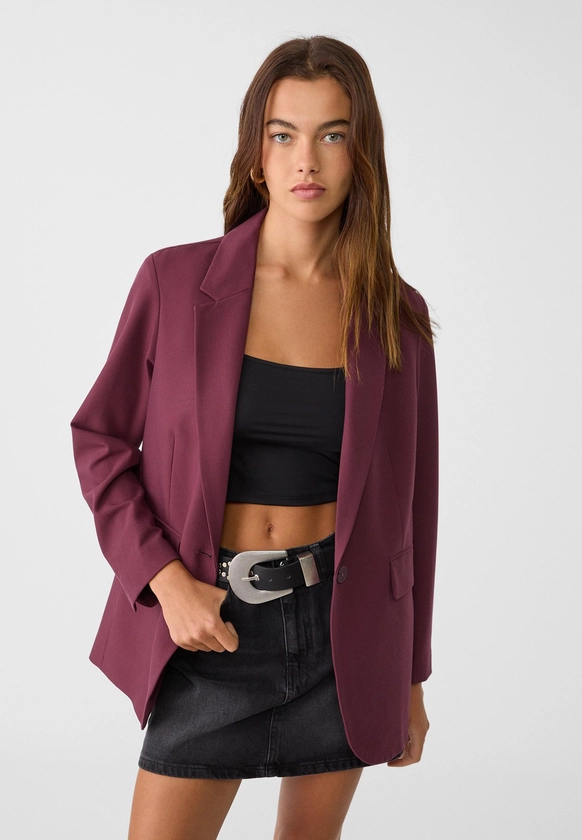 Blazer regular fit - Blazers da donna | Stradivarius Italia