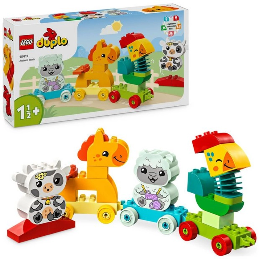 Buy LEGO DUPLO My First Animal Train Toddler Learning Toys 10412 | Interactive learning toys | Argos