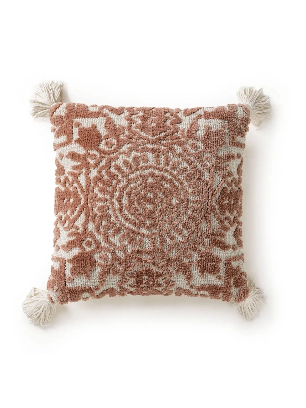 Acheter Housse de coussin Elias Terracotta | benuta