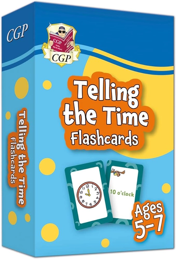 Telling the Time Flashcards for Ages 5-7 (CGP KS1 Activity Books and Cards) : CGP Books, CGP Books: Amazon.co.uk: Books