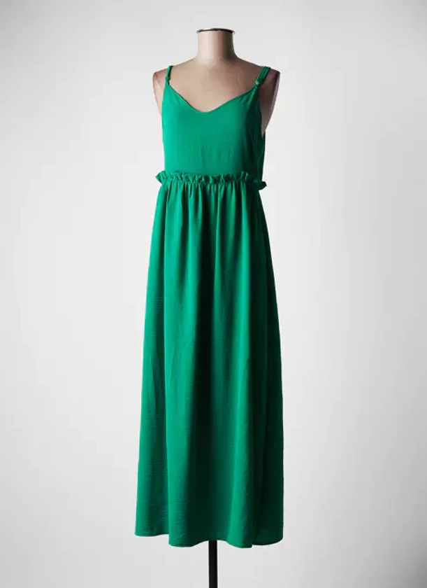 Rue Des Abbesses Robes Longues Femme de couleur vert 2219311-vert00 - Modz