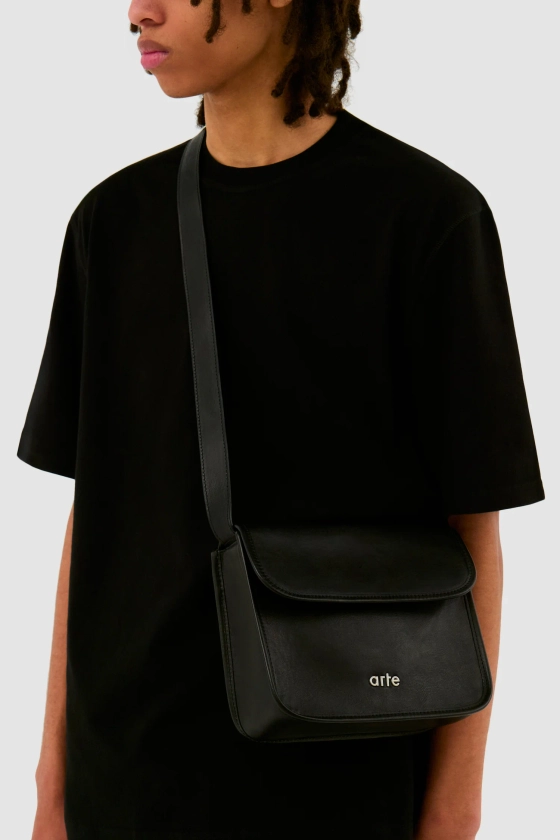 Petit sac en cuir - Noir