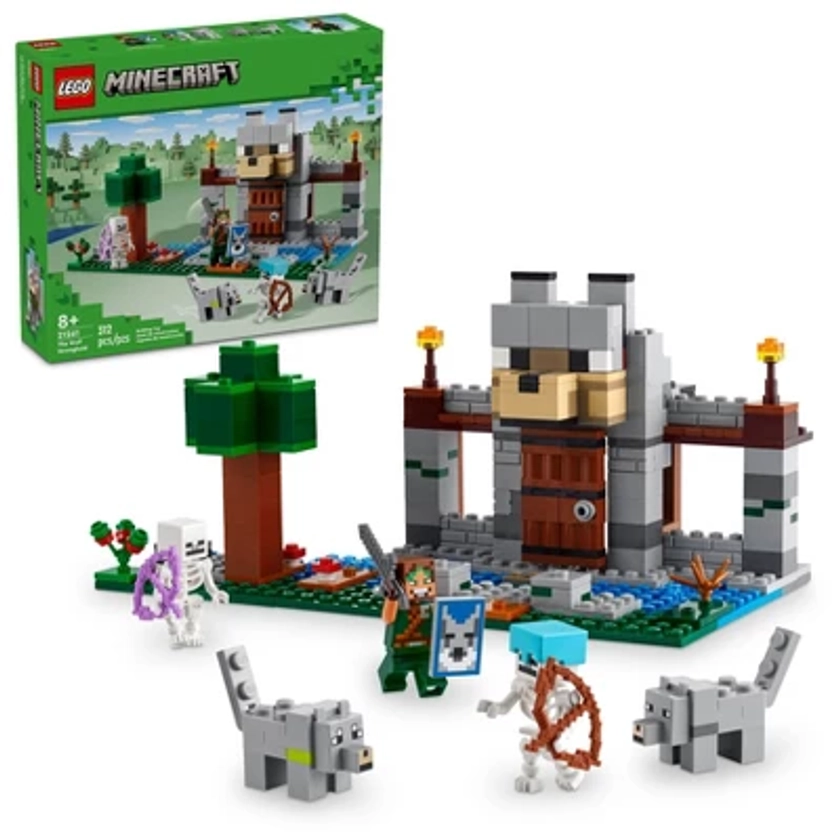 LEGO Minecraft The Wolf Stronghold Fortress Playset Video Game Toy 21261