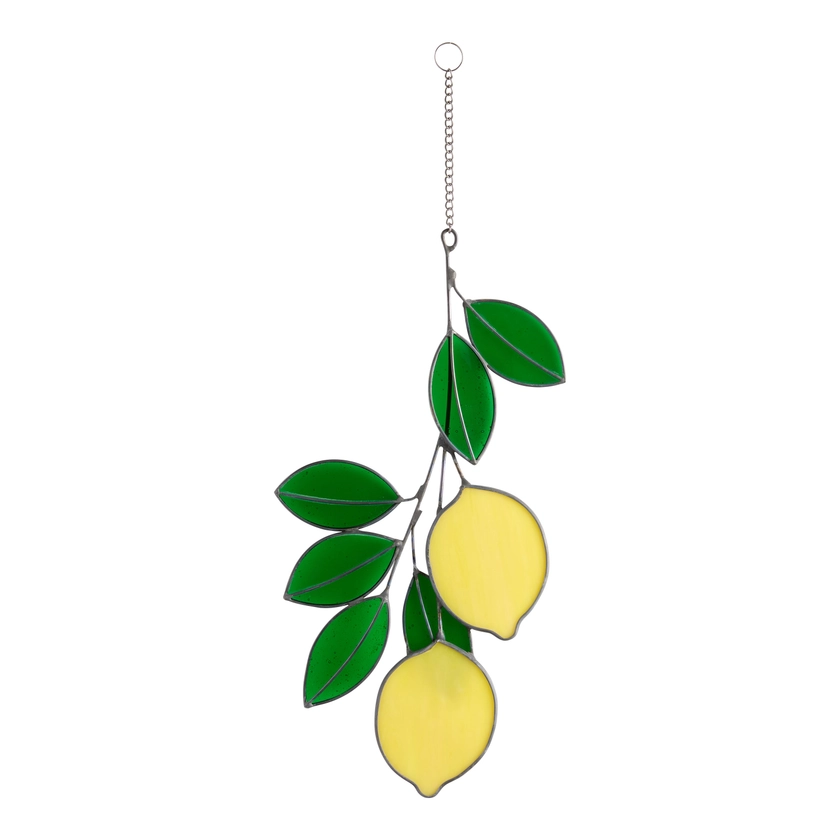 Glass Lemons Suncatcher Hanging Decor - World Market