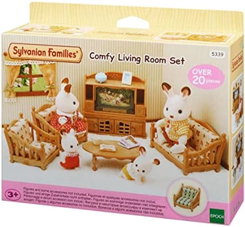 Sylvanian families, het dorp, de woonkamer, 5339, poppenmeubels en accessoires, minipoppen : Sylvanian Families: Amazon.com.be: Speelgoed