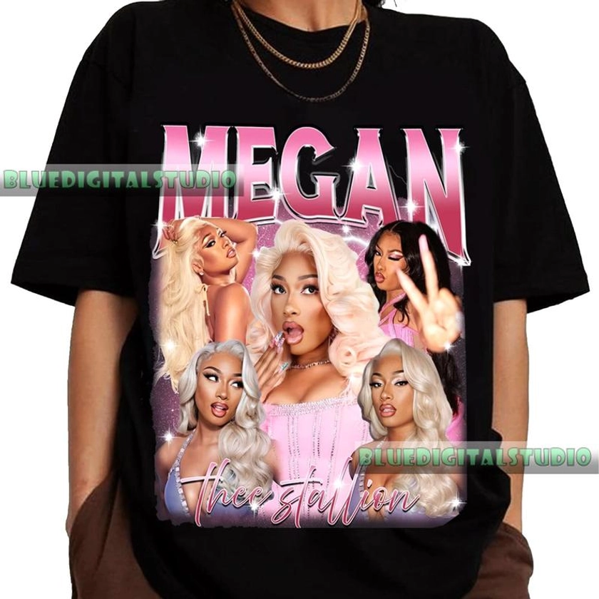 Limited Megan Thee Stallion Shirt Vintage Megan Thee Stallion 90S Shirt Rapper Megan Thee Stallion Bootleg Shirtretro Megan T-shirt Sweatshirt Hoodie