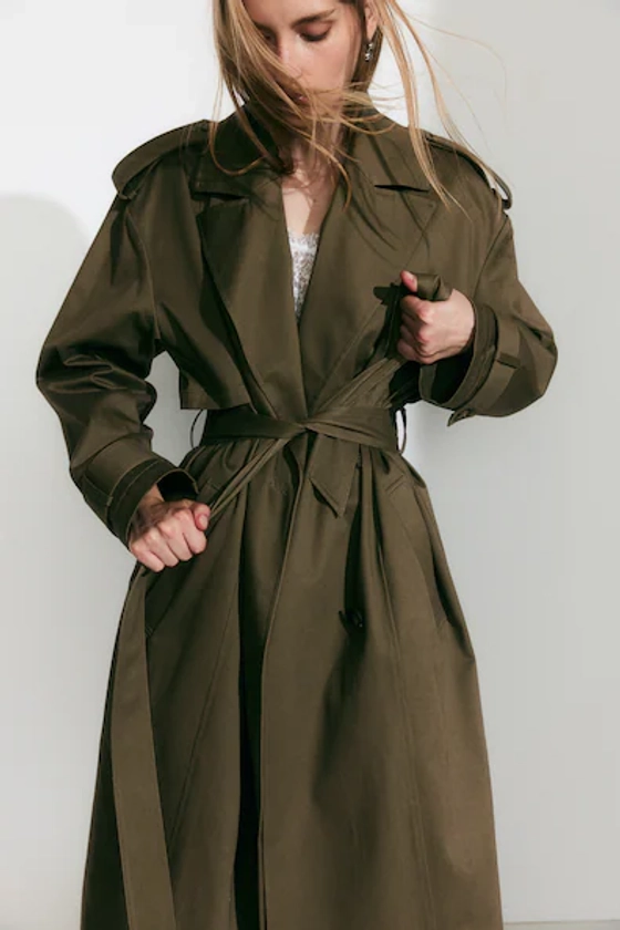 Trench-coat en twill