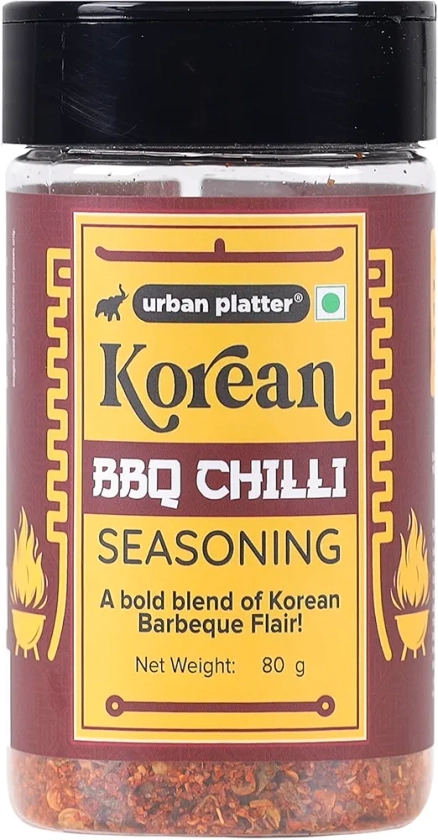 Urban Platter Korean Barbeque Chilli Seasoning, 80g (Korean Barbeque Flavour | BBQ Chilli Powder | Spicy and Smoky | Korean Spice) : Amazon.in: Grocery & Gourmet Foods