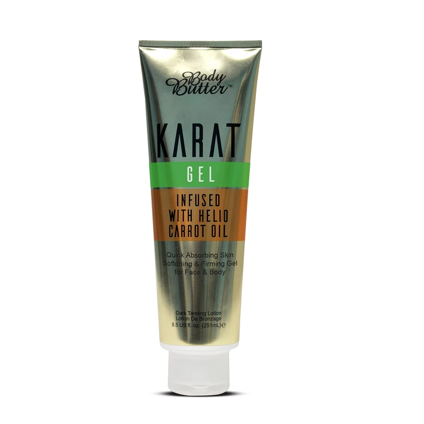 Body Butter Karat Gel Accelerator Tanning Lotion - Infused with Helio Carrot Oil (251ml)